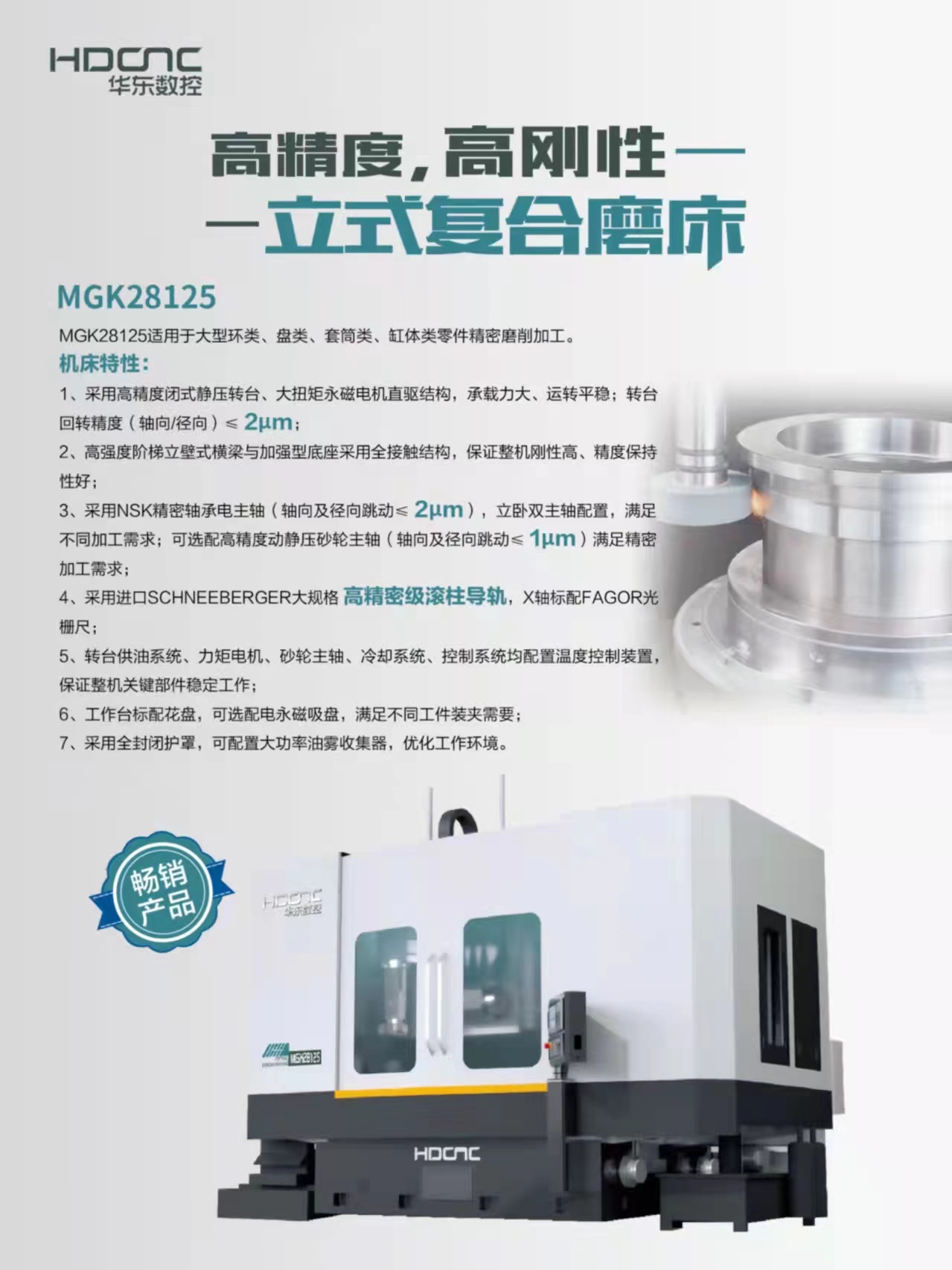華東數(shù)控MGK28152 立式復(fù)合磨床
